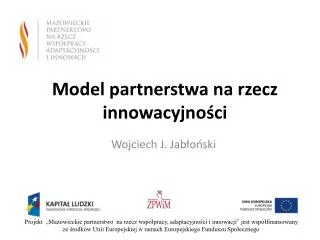 model partnerstwa na rzecz innowacyjno ci