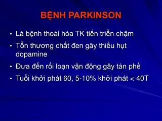 b nh parkinson