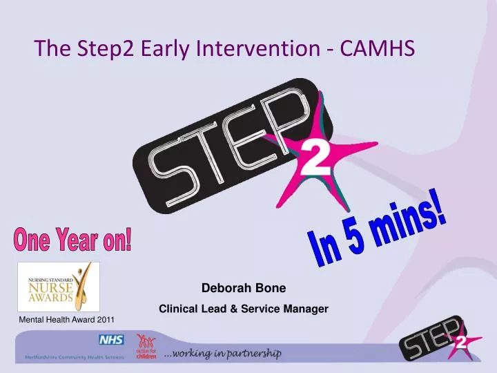 the step2 early intervention camhs
