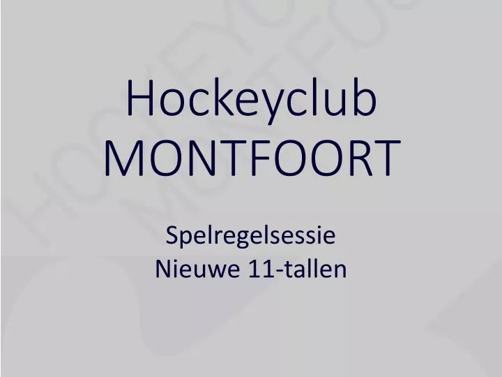 hockeyclub montfoort