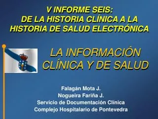 LA INFORMACIÓN CLÍNICA Y DE SALUD