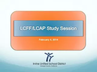 LCFF /LCAP Study Session