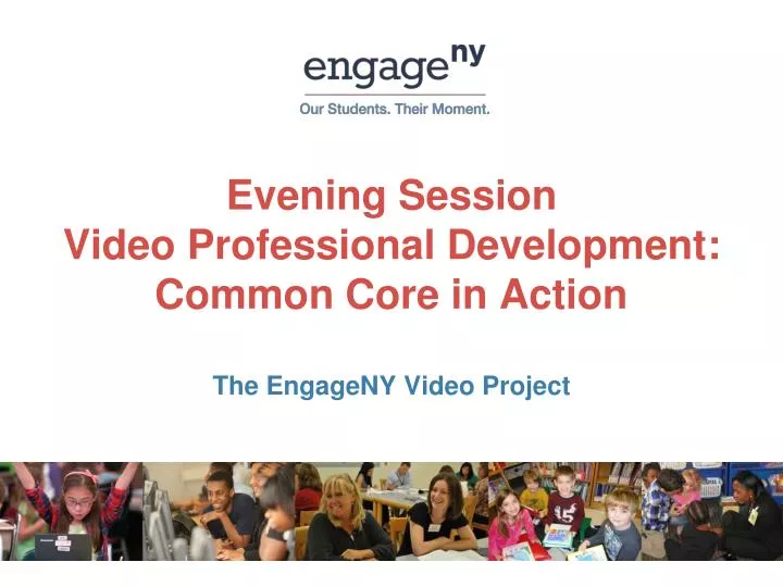 evening session video professional development common core in action