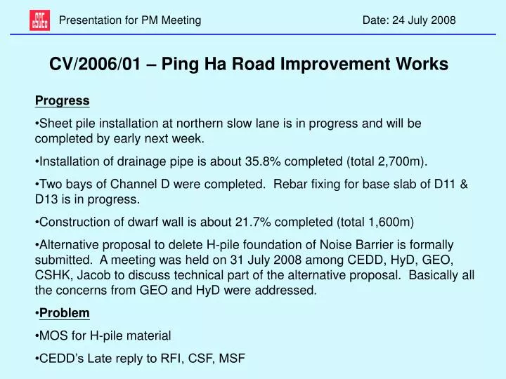 cv 2006 01 ping ha road improvement works