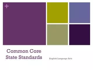 common core state standards