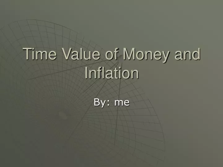 time value of money and inflation