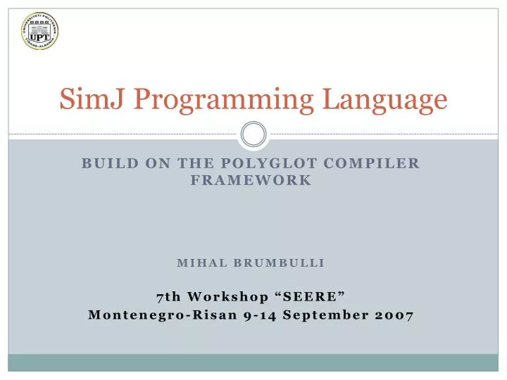 simj programming language