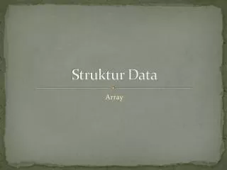 struktur data