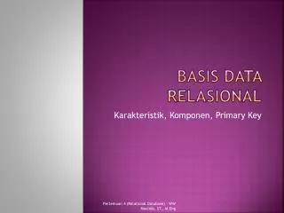 basis data relasional