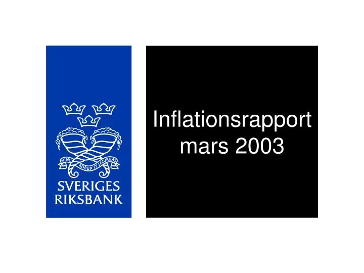 inflationsrapport mars 2003