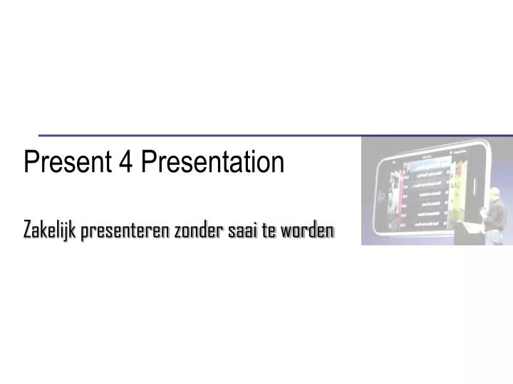 present 4 presentation