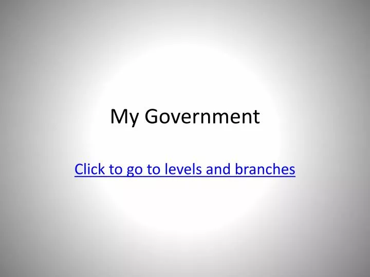 my government