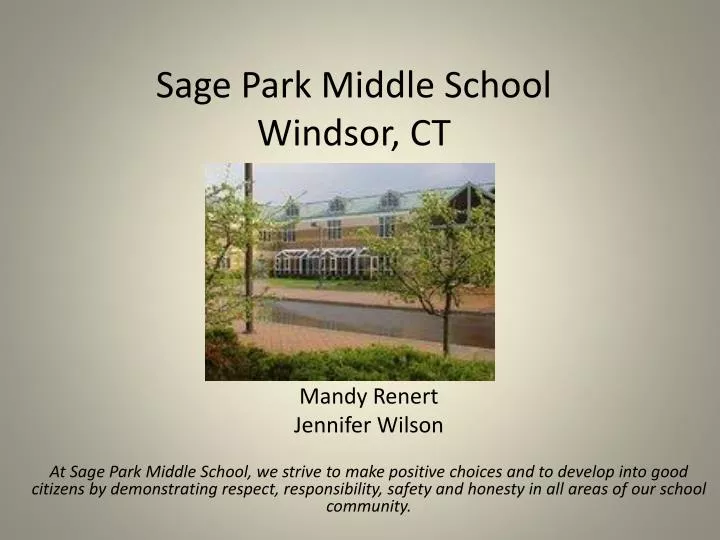 sage park middle school windsor ct