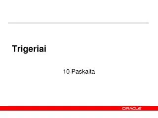 trigeriai