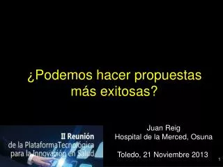 podemos hacer propuestas m s exitosas