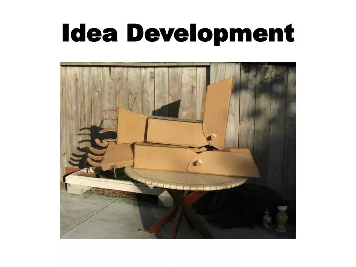 idea development