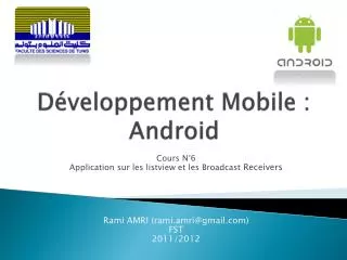 d veloppement mobile android