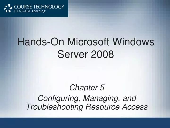 hands on microsoft windows server 2008
