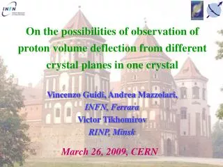 March 26, 2009, CERN