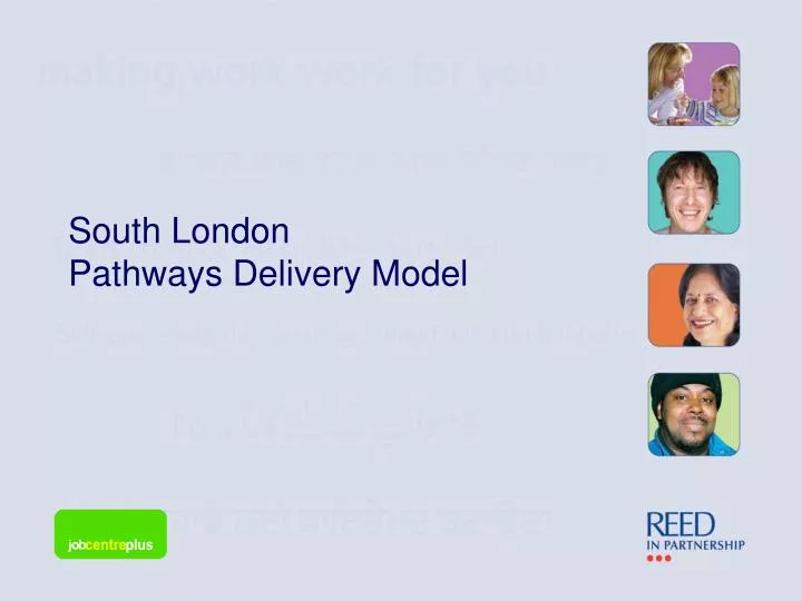 south london pathways delivery model