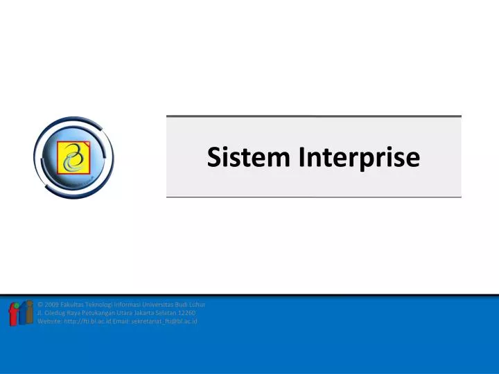 sistem interprise