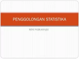 penggolongan statistika