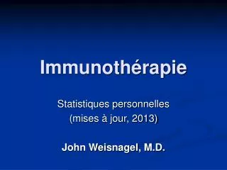 immunoth rapie