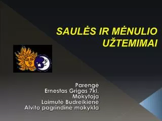 saul s ir m nulio u temimai