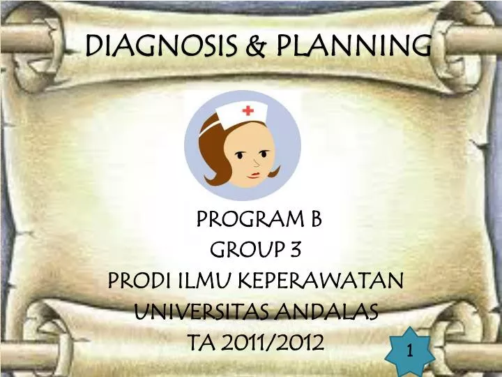 diagnosis planning