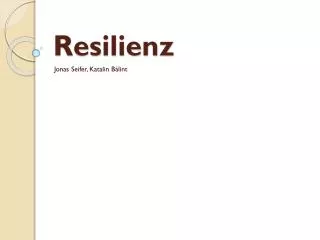 resilienz