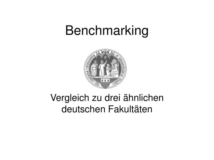 benchmarking