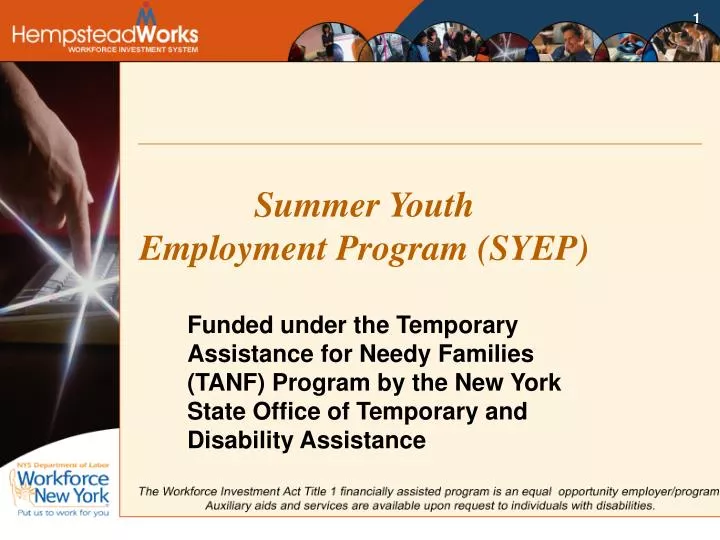 summer youth employment program syep
