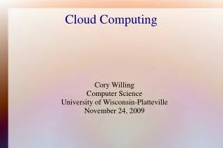 Cloud Computing