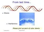 Understanding Waves Interference: Constructive and Destructive Effects - slide 1