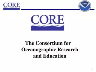 The Consortium for Oceanographic Research and Education
