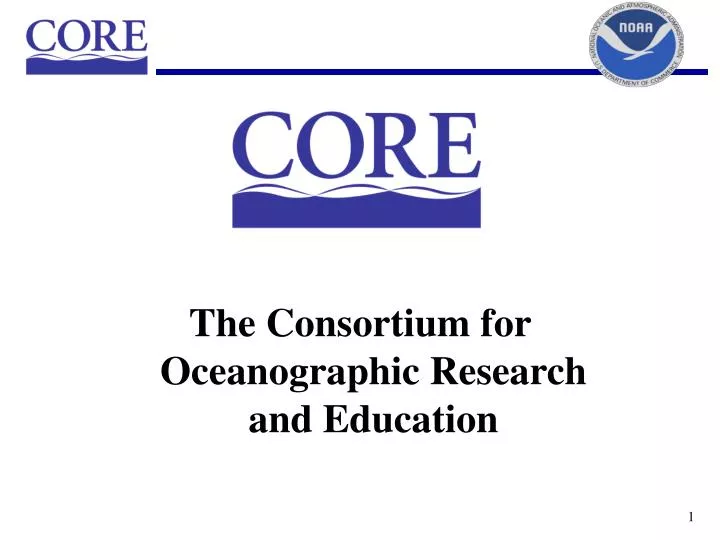 the consortium for oceanographic research and education