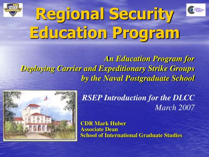 regional security education program