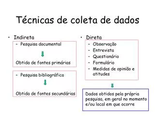 t cnicas de coleta de dados
