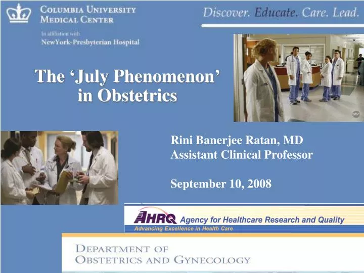 the july phenomenon in obstetrics