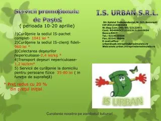curatenia noastra pe zambetul tuturor