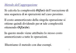 metodo di aggregazione
