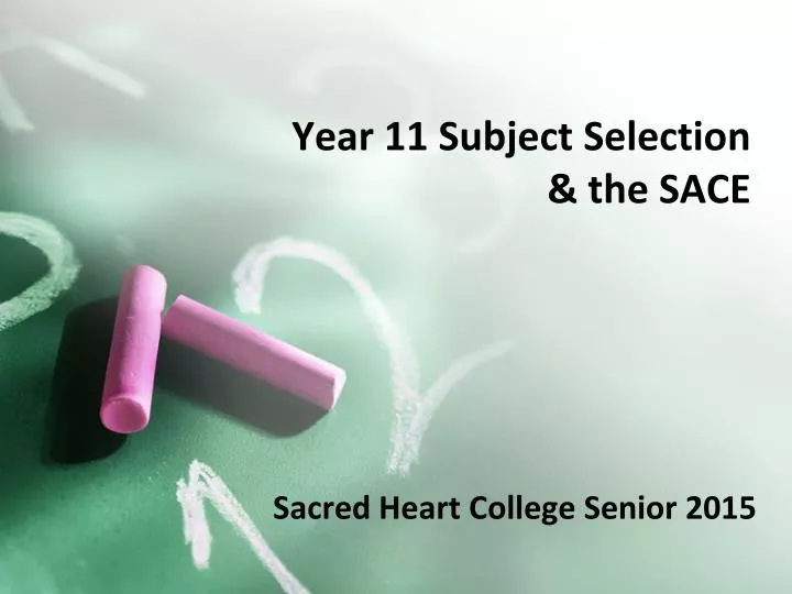 year 11 subject selection the sace