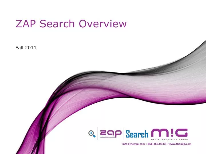 zap search overview