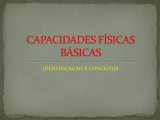 capacidades f sicas b sicas