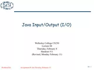 Java Input/Output (I/O)