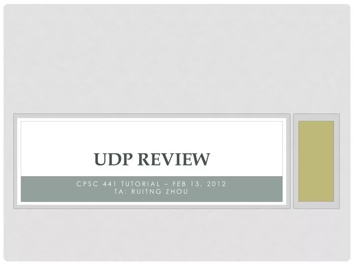 udp review