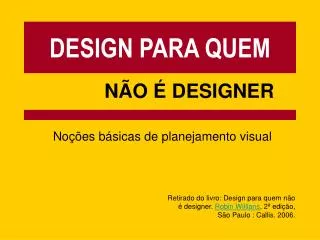 design para quem