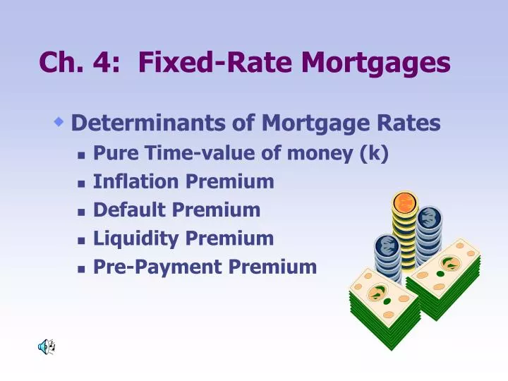 ch 4 fixed rate mortgages