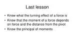 Last lesson - slide 1