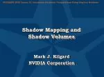 Shadow Mapping and Shadow Volumes - slide 1